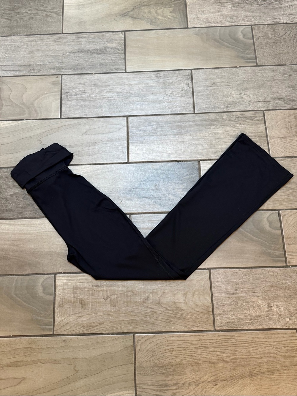 Nike x SKIMS Matte Foldover Slim Flare Leggings Black